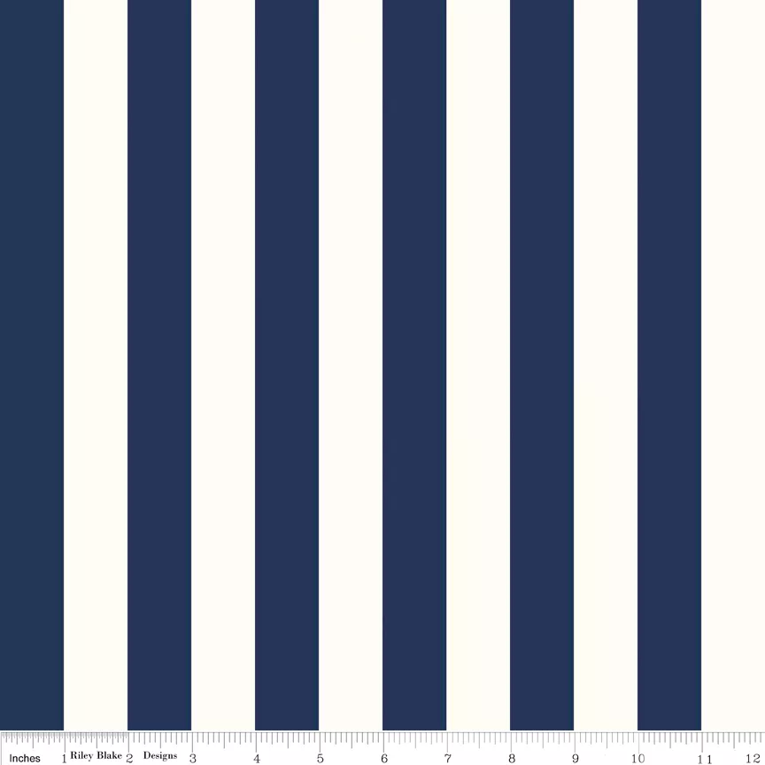 1 inch Stripe Navy
