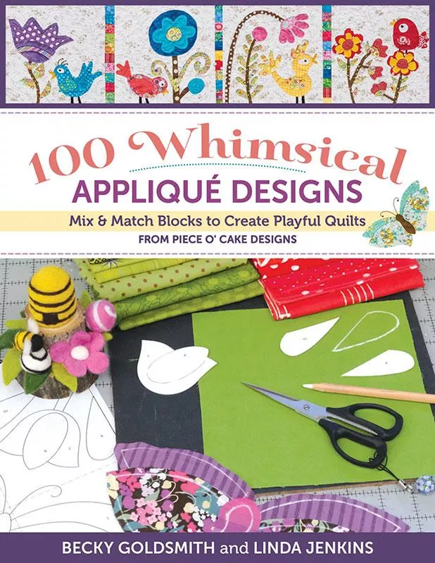100 Whimsical Applique Designs 11510