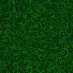 108" WB - Dotted Scroll Evergreen