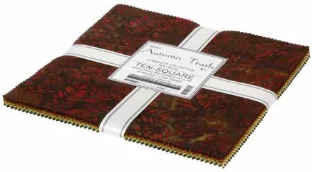 10In Squares, Autumn Trails, 42pcs/bundle