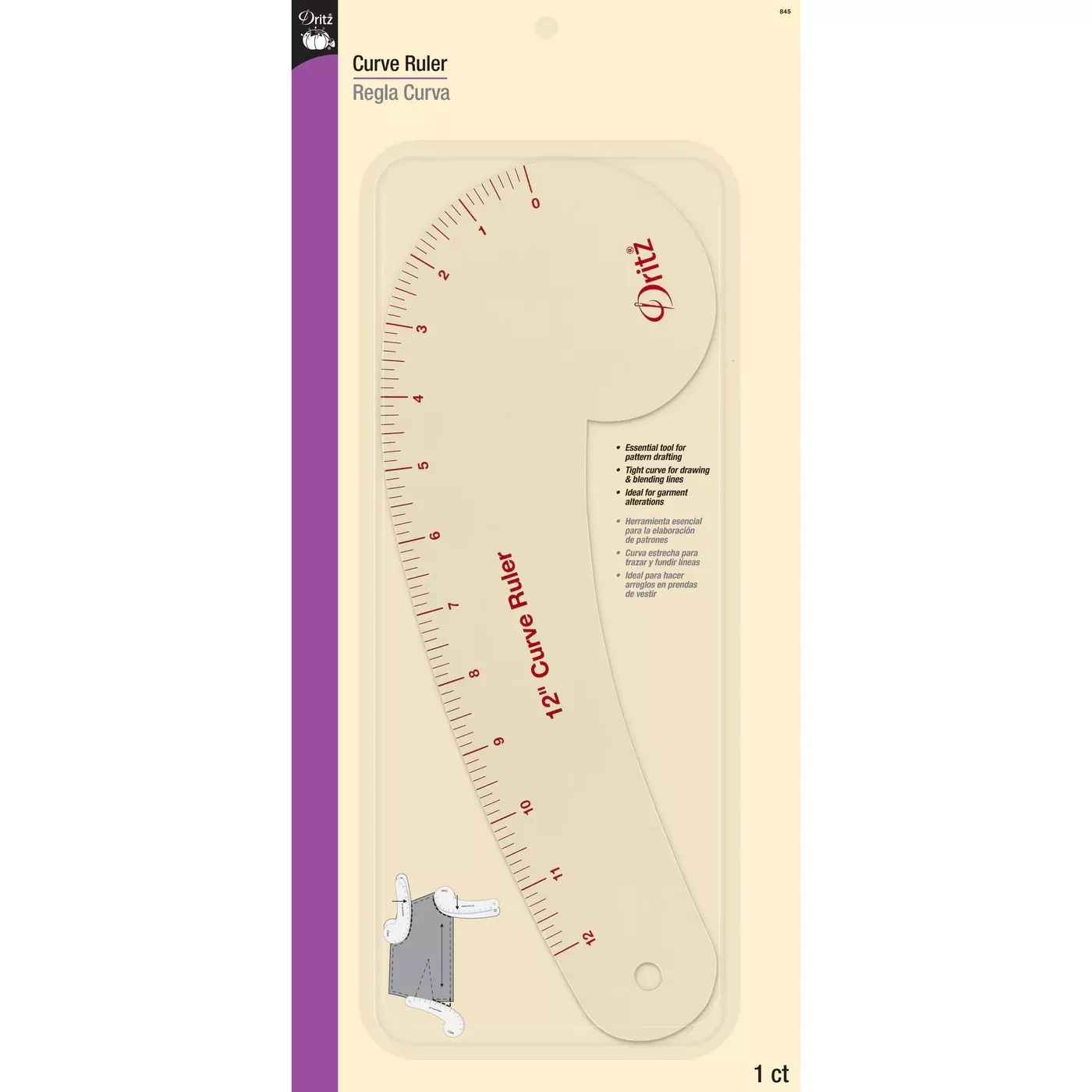 12-curve-ruler 12" Curve Ruler