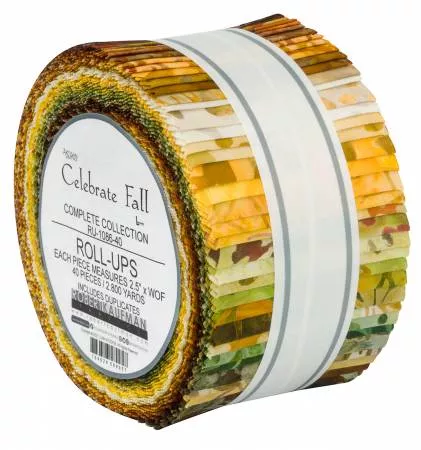 2-1/2In Strips, Celebrate Fall, 40pcs/bundle