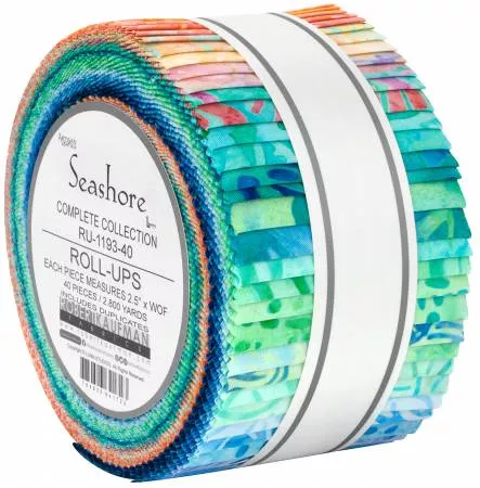 2-1/2in Strips Seashore, 40pcs/bundle