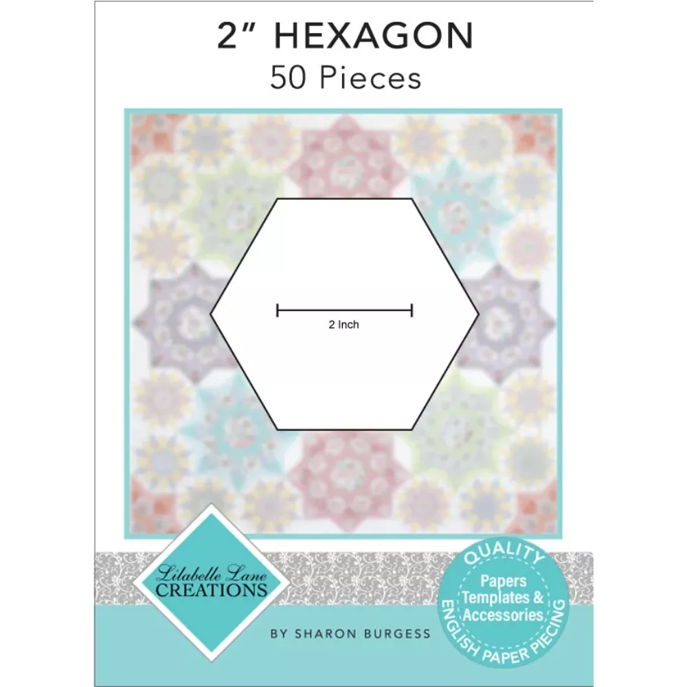 2" Hexagon Papers - 50 Pack