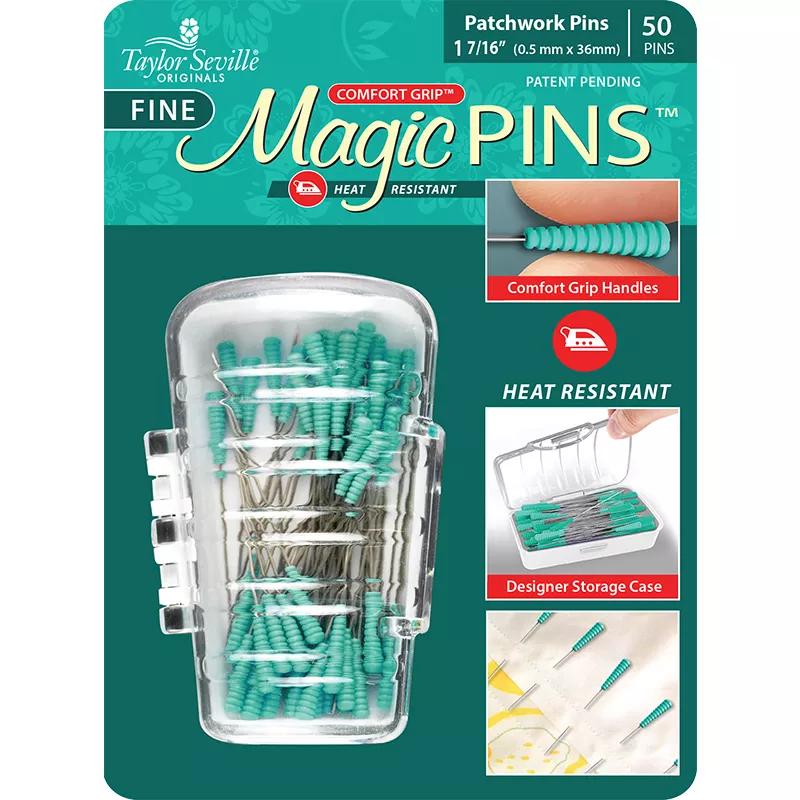 21722 Magic Pins Fine teal 1 7/16 50ct