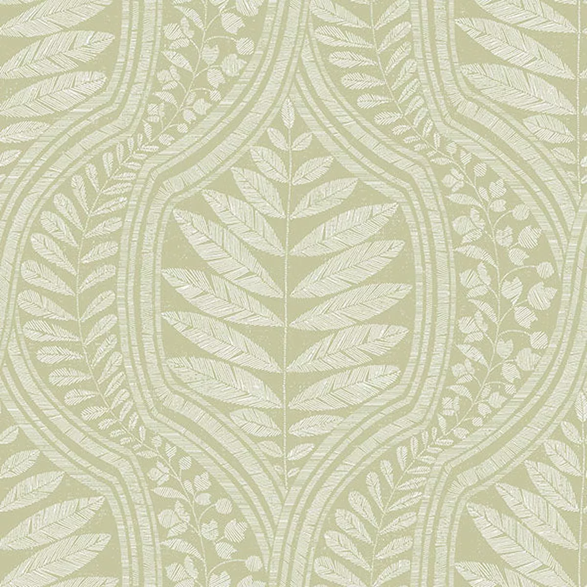2964-25952-juno-green-ogee-wallpaper 2964-25952 Juno Green Ogee Wallpaper