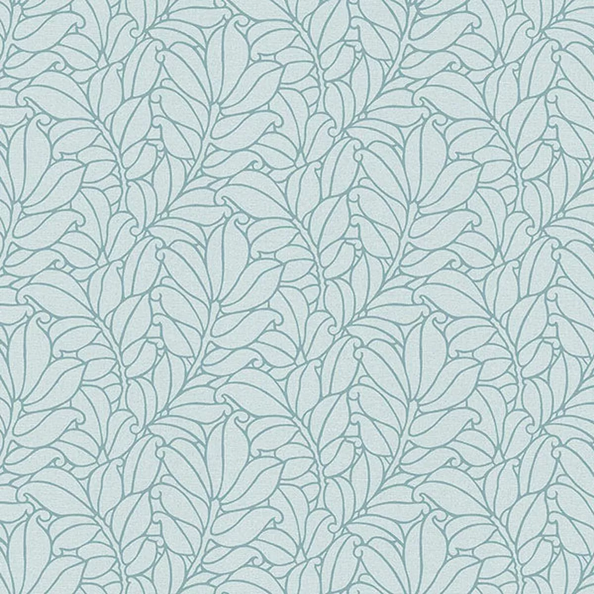2971-86321-coraline-teal-leaf-wallpaper 2971-86321 Coraline Teal Leaf Wallpaper