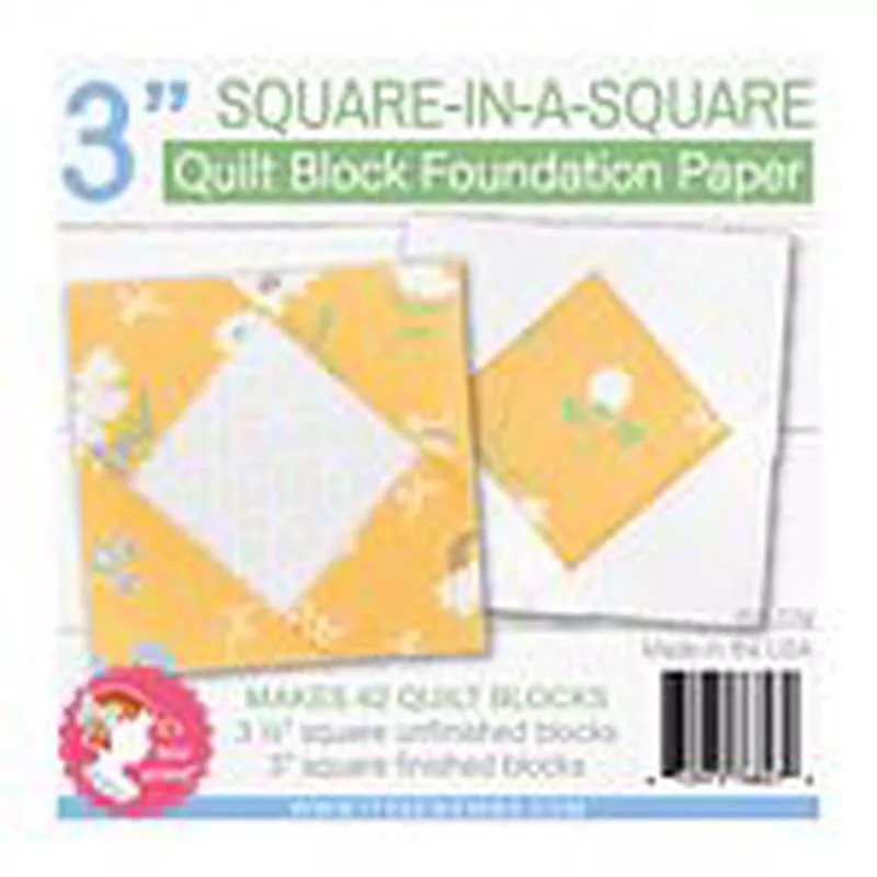 3″ Square in a Square Foundation Paper