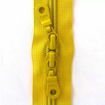 30in Zipper Apple Green Double Pull