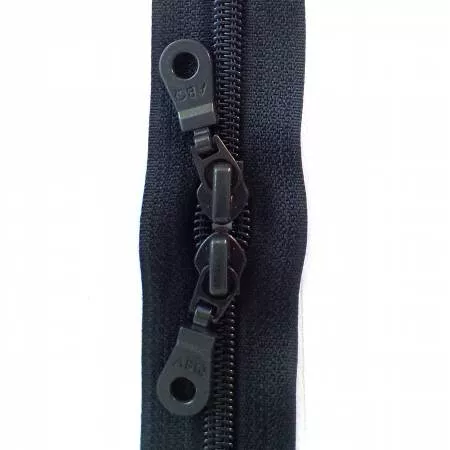 30in Zipper Dark Navy Double Pull