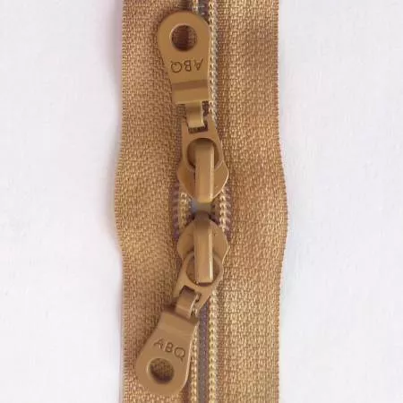 30in Zipper Natural Double Pull