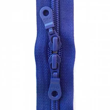 30in Zipper Royal Blue Double Pull