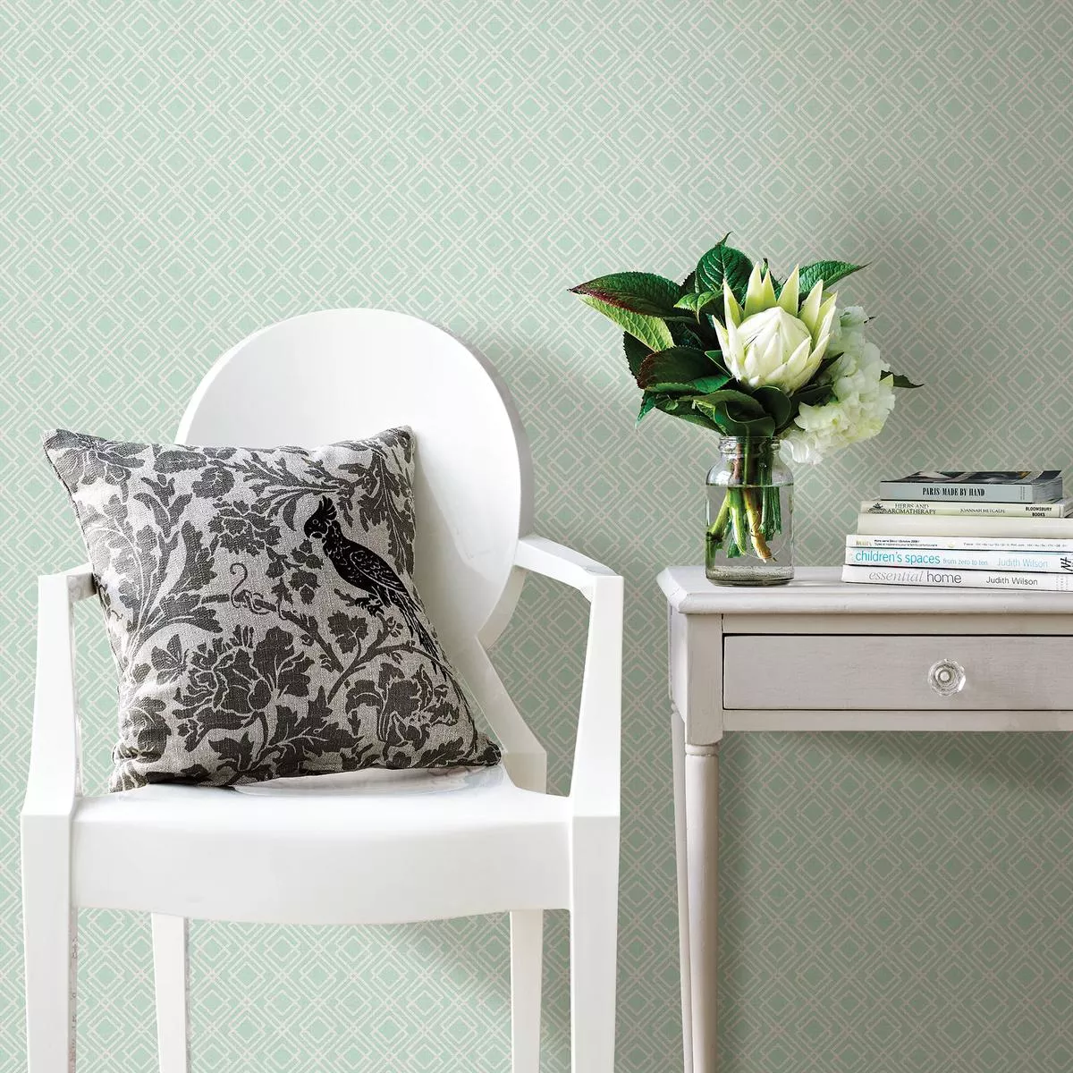 3117-24176-napa-mint-geometric-wallpaper 3117-24176 Napa Mint Geometric Wallpaper