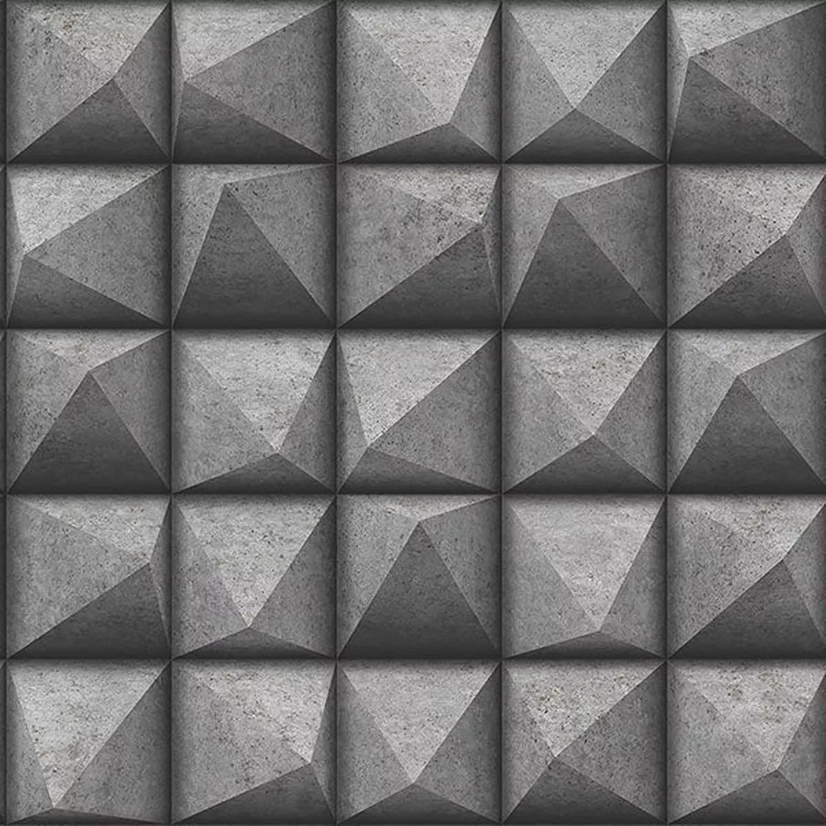 4020-78619-dax-black-3d-geometric-wallpaper 4020-78619 Dax Black 3D Geometric Wallpaper