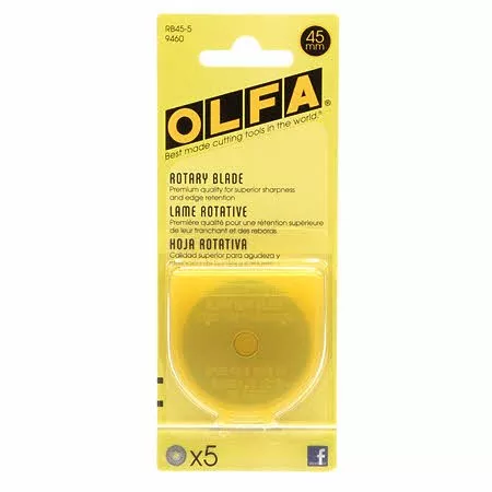 45mm-olfa-blades-5pk 45mm Olfa Blades - 5pk