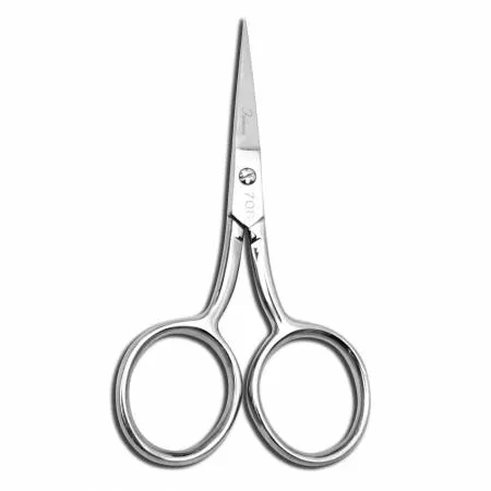 4in Large Ring Fine Point Straight Scissors | Famore