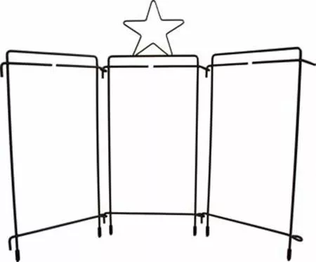 4in x 9in Tabletop With Star