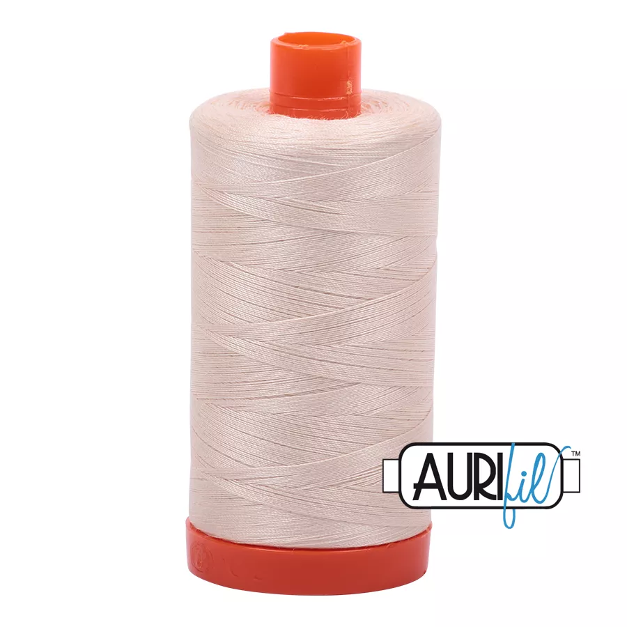 50wt-aurifil-light-sand-100-cotton-mako-thread-2000 50wt Aurifil Light Sand 100% Cotton Mako Thread | #2000
