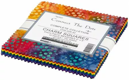 5in Squares Connect The Dots Batik, 42pcs/bundle