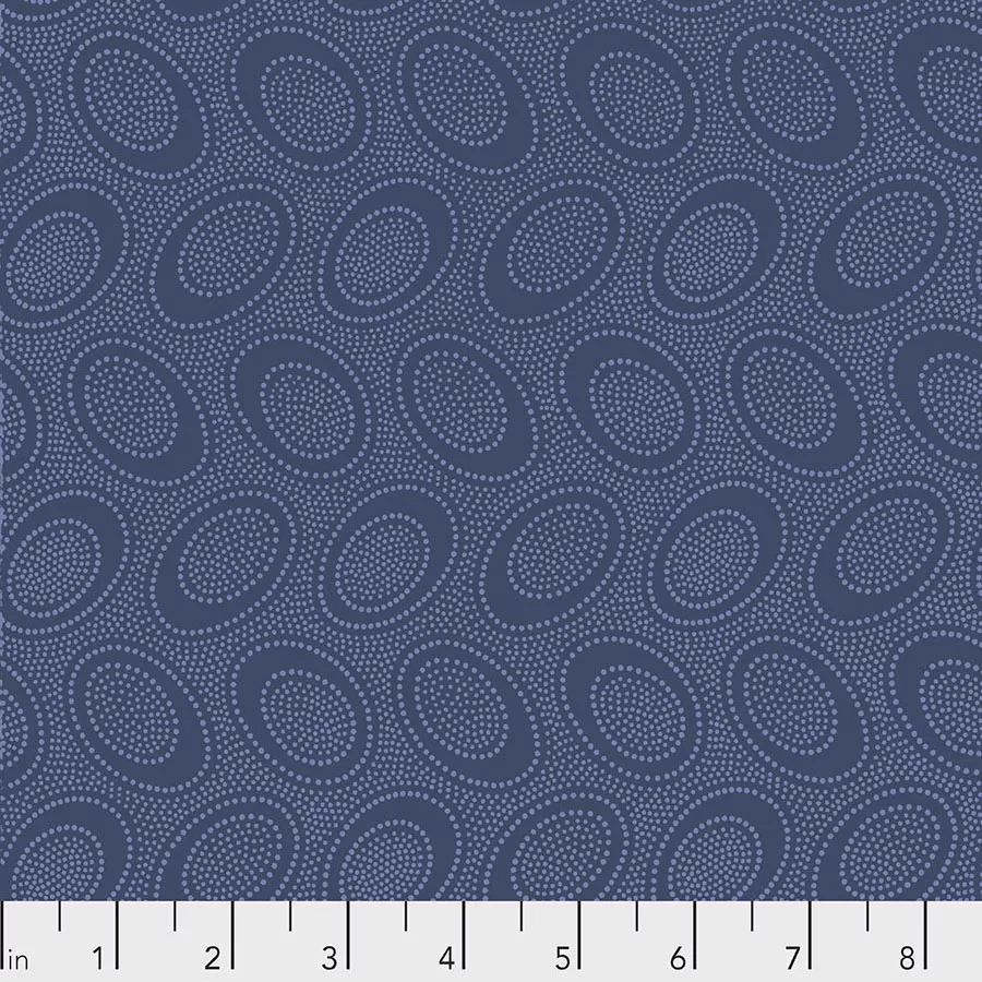 aboriginal-dot-kaffe-fassett-denim Aboriginal Dot - Kaffe Fassett - Denim