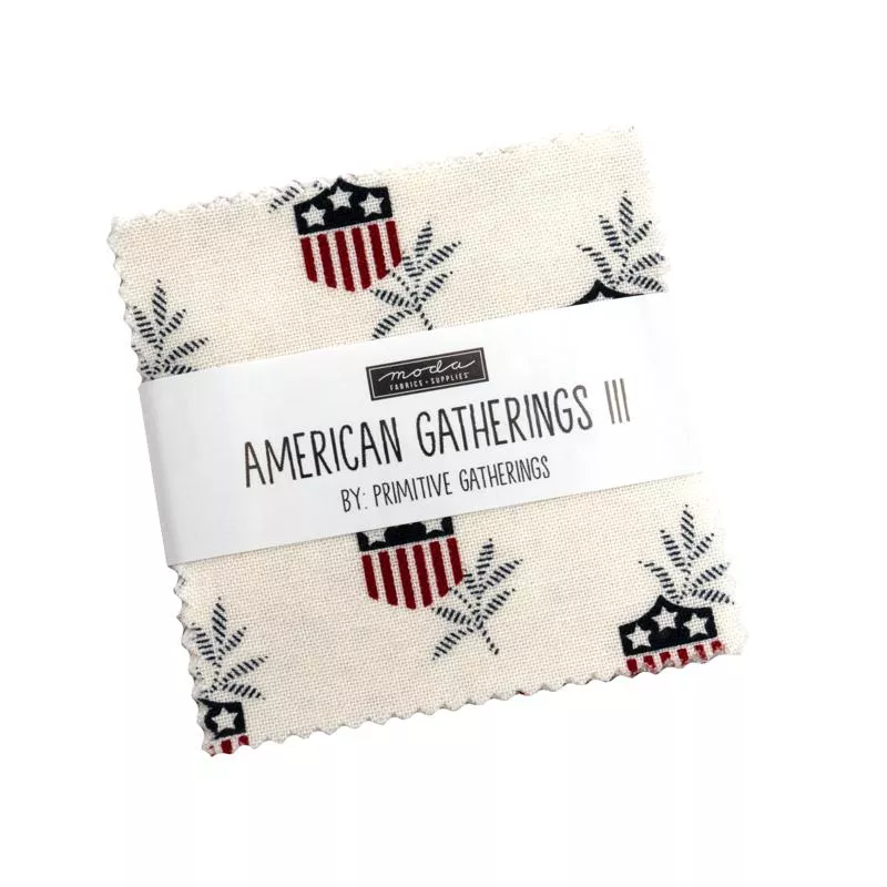 American Gath III Mini Charm 49320MC Moda Precuts#1