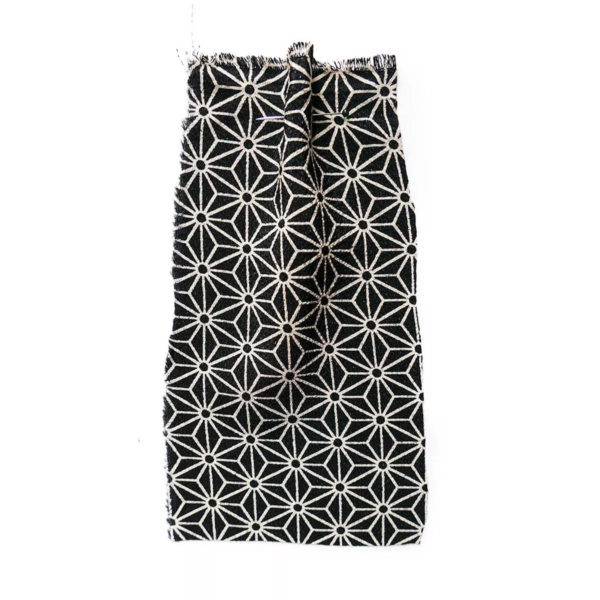 Asanoha Crepe Black