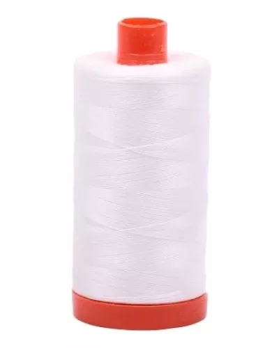 Aurifil Natural White 50 wt Cotton 1422 yd
