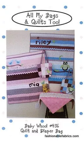 baby-whoo-quilt-diaper-bag-pattern Baby Whoo Quilt and Diaper Bag Pattern