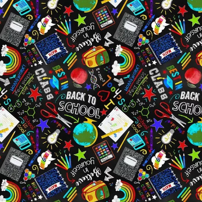 Back to School Chalk Print