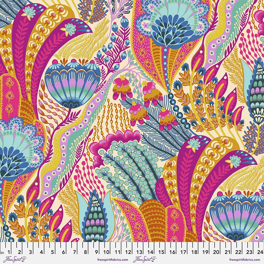 Backing Fabric - Passport - Cream || Fluent