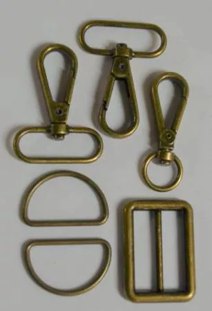 Bag Strap Hardware Bronze1 1/4"