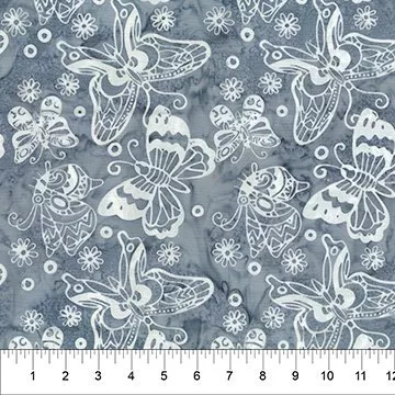 Banyan Batkks Flutter 80722-92 Smoke Butterflies