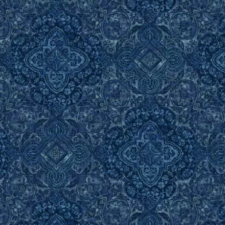 Banyan, Decorative Tiles, Navy, 54110-1