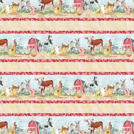 Barnyard Babies Border Stripe BYBA5274-MU