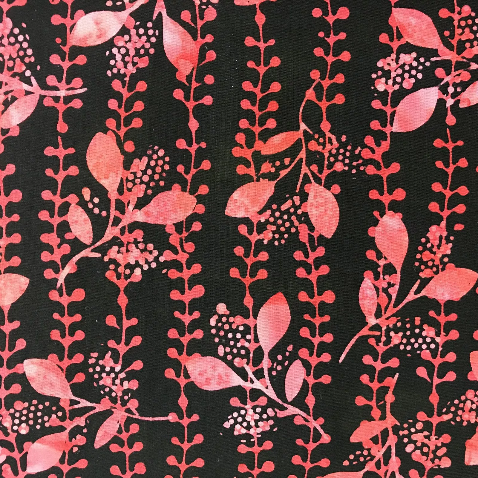 Batik Vinesby Hoffman Fabrics L2001 Red