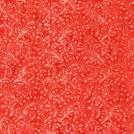 Batiks Geometric Splash Papaya
