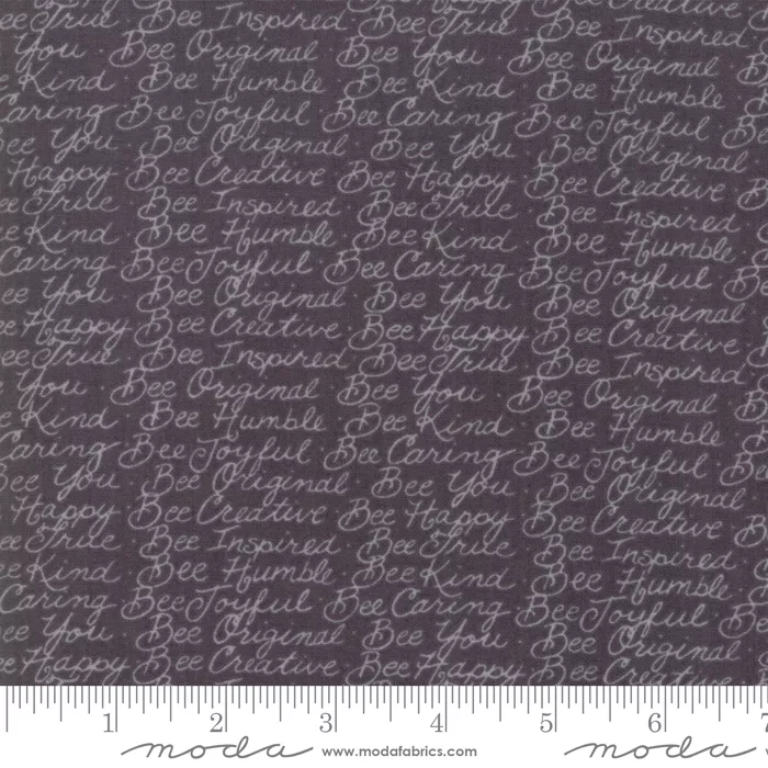 Bee Joyful Bee WordsPebble Grey