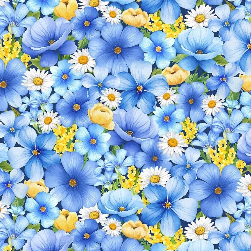 Bee Kind - Fleur Blue