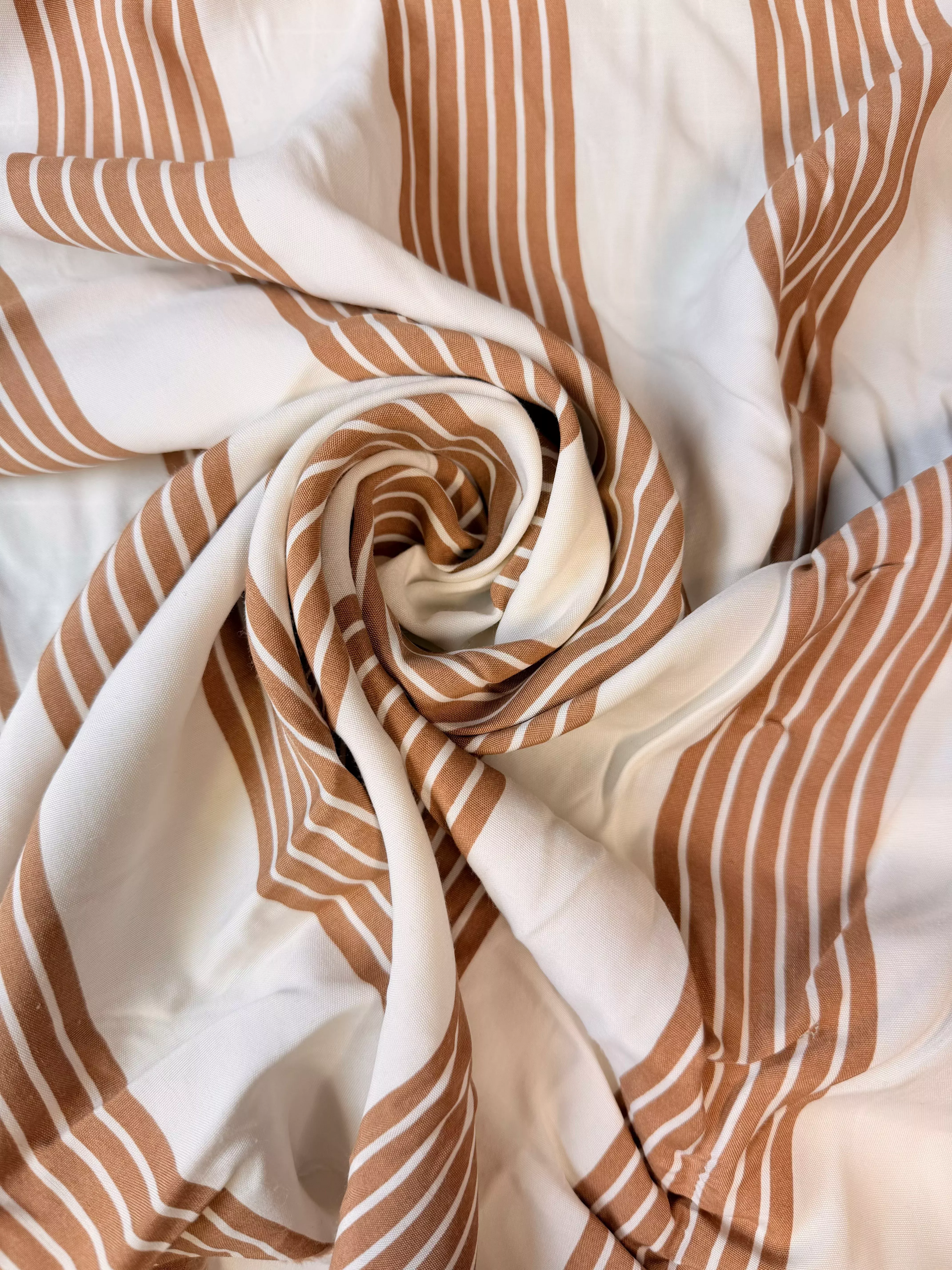 beige-stripes-on-off-white-rayon Beige Stripes on Off-White | Rayon