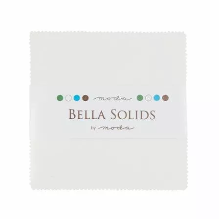 Bella Solid Charm Pack Bleached White 9900PP 98