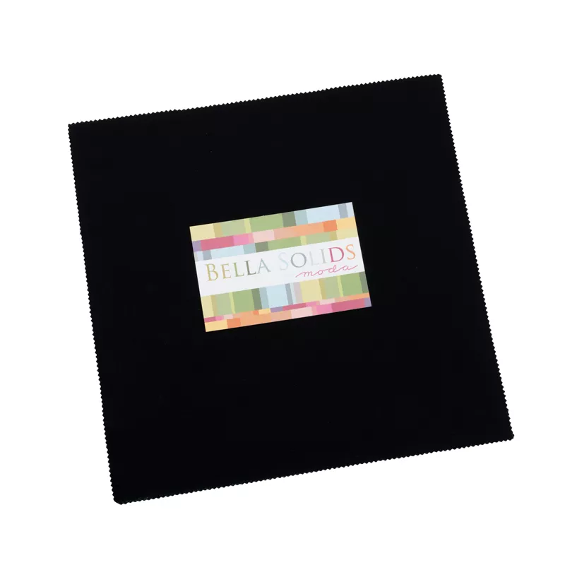 Bella Solids Layer Cake Black