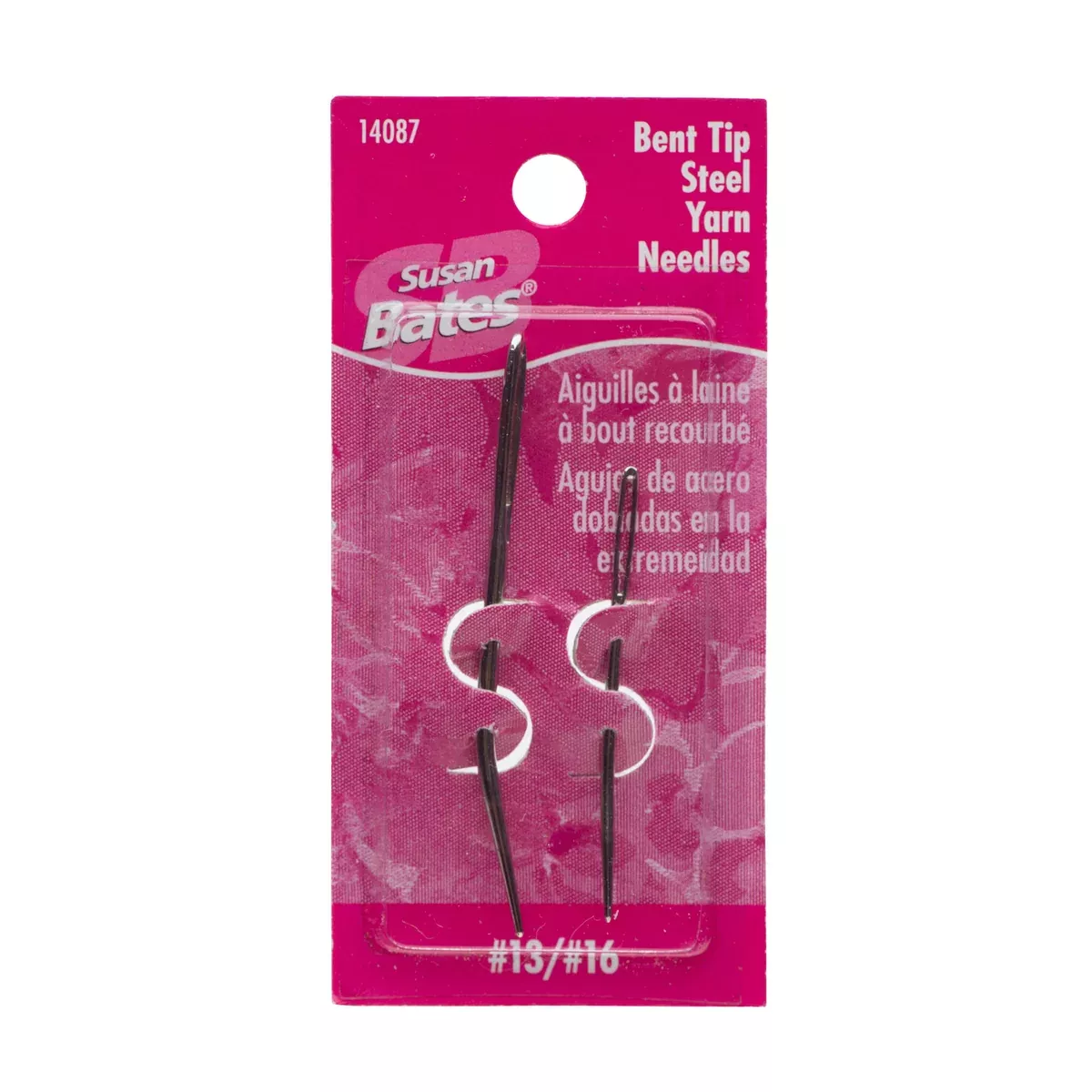 Bent Tip Steel Yarn Needles - 2pc - Susan Bates