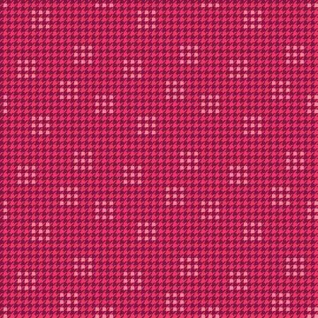 Bernatex_Houndstooth Pomegranate