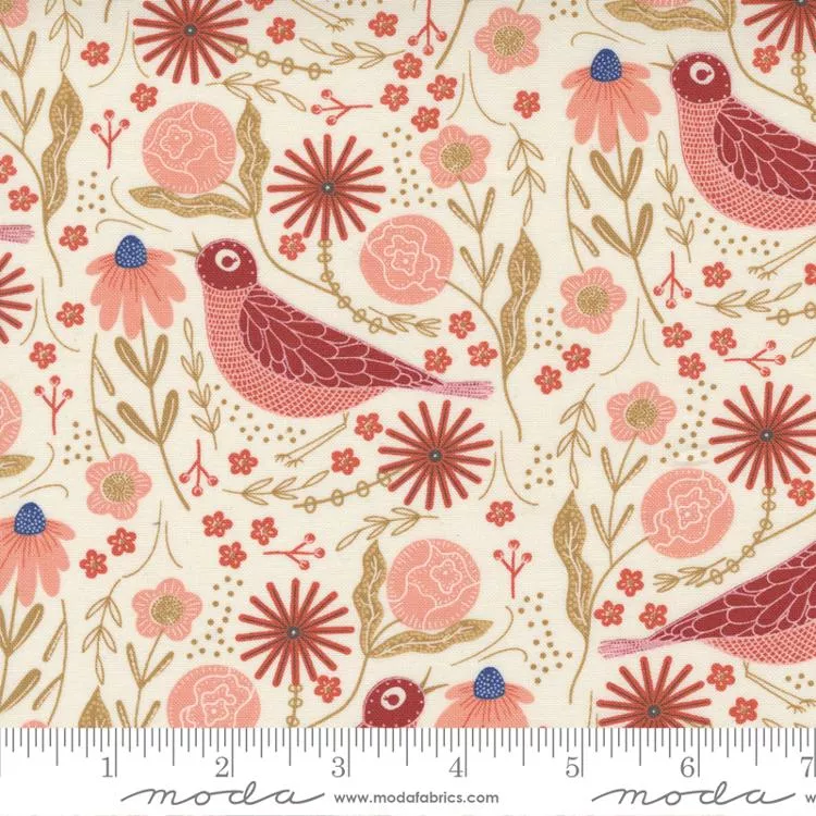 Birdsong Cloud Cardinal 48352 21 Moda #1