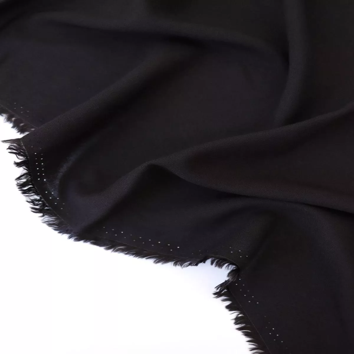 black-rayon-challis Black Rayon Challis