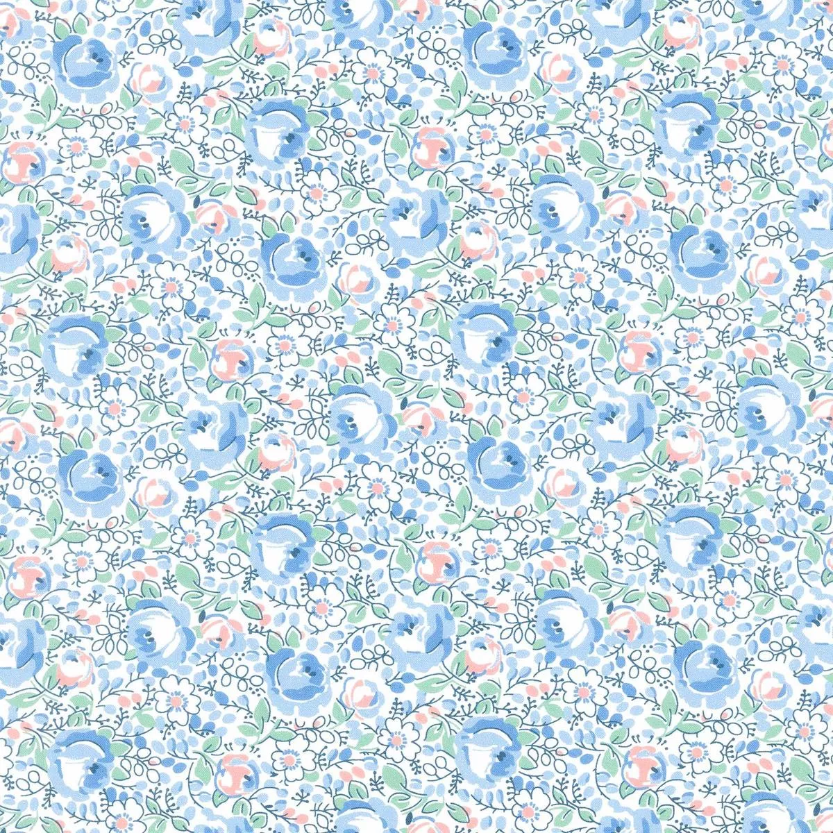 blast-from-past-roses-blue-yardage Blast from the Past – Roses Blue Yardage