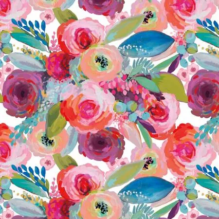 Blissful Blooms Main White