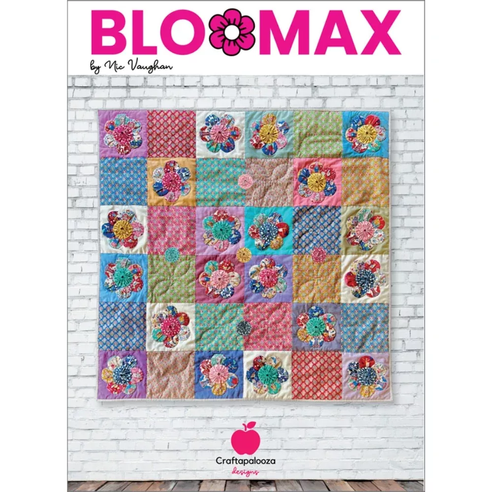 bloomax-quilt-pattern-templates-nv008t Bloomax Quilt Pattern & Templates NV008T