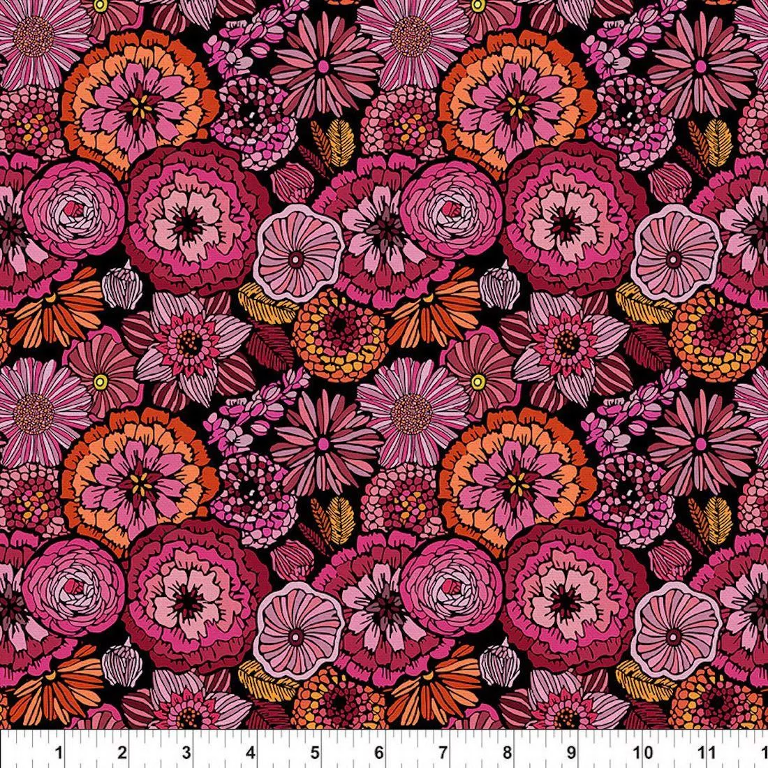 blooming-elegance-pink-orange-by-paintbrush-studio Blooming Elegance Pink/Orange by Paintbrush Studio