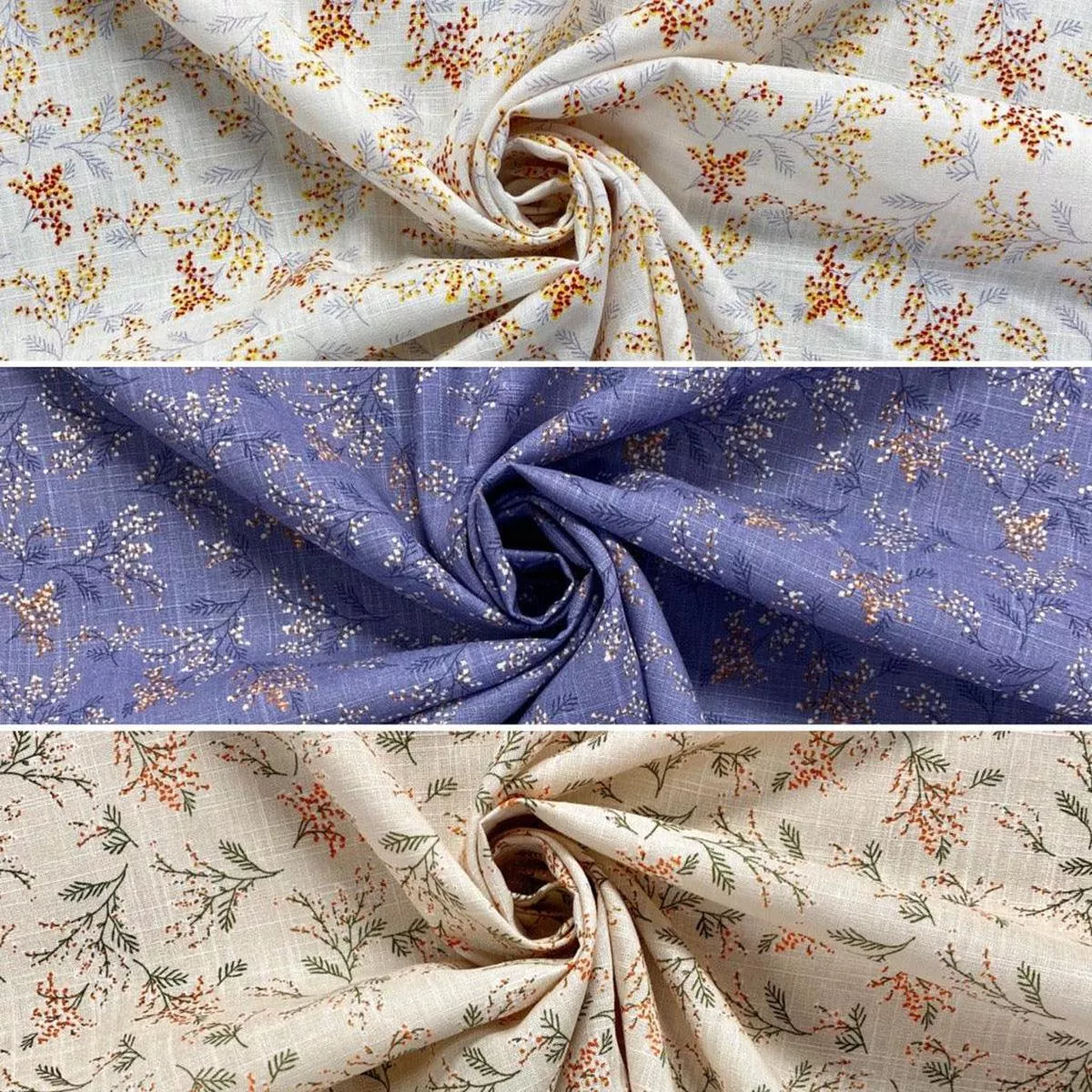 blossom-branches-linen-mix-fabric Blossom Branches Linen Mix Fabric